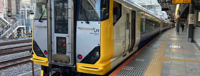 JR Platforms 7-8 is one of 新宿駅.