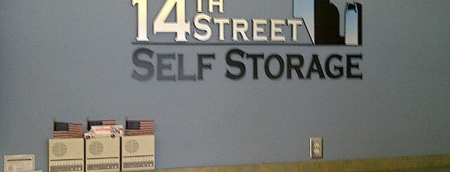 14th Street Self Storage is one of Lieux qui ont plu à Kristin.