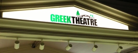The Greek Theatre is one of Favorite Spots.