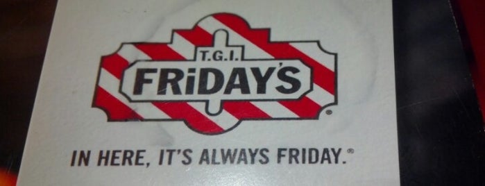 TGI Fridays is one of 20 favorite restaurants.