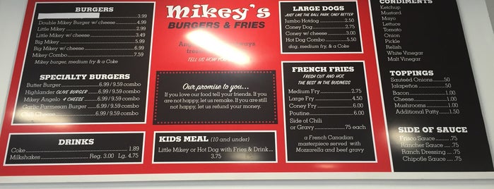 Mikey's Burgers is one of 2014 goals.