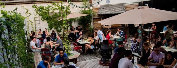 Lavender Lake is one of 22 Outdoor Spots to Sip Cocktails in NYC.