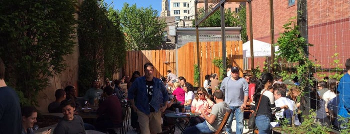 Threes Brewing is one of 22 Outdoor Spots to Sip Cocktails in NYC.