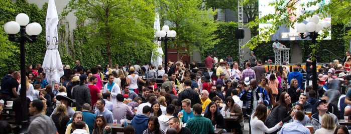 The Garden at Studio Square is one of 22 Outdoor Spots to Sip Cocktails in NYC.