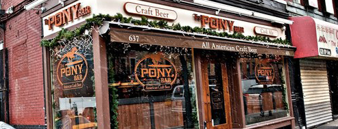 The Pony Bar is one of Where to Drink Beer in NYC.