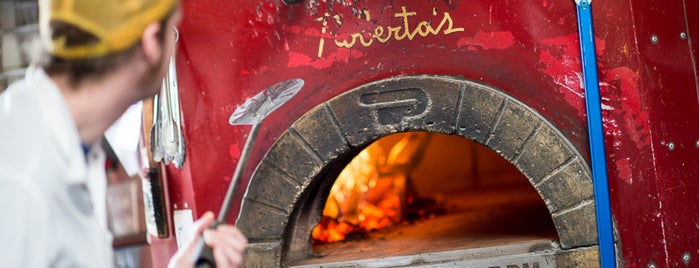 Roberta's Pizza is one of 25 Lovely Outdoor Dining Spots in New York City.