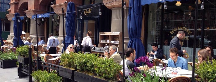 Lafayette Grand Café & Bakery is one of 25 Lovely Outdoor Dining Spots in New York City.
