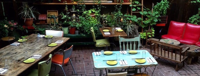 Bricolage is one of 25 Lovely Outdoor Dining Spots in New York City.