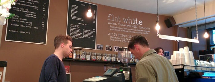 Flat White is one of Coffee according to Thaoski.