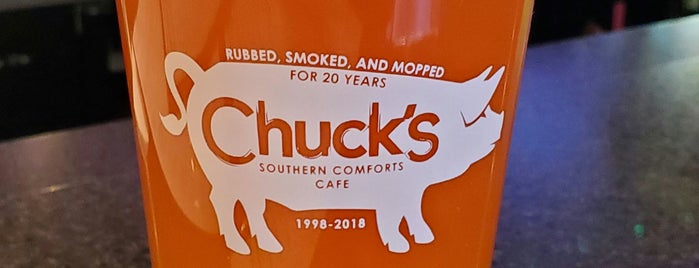 Chuck's Southern Comforts Cafe is one of BBQ.
