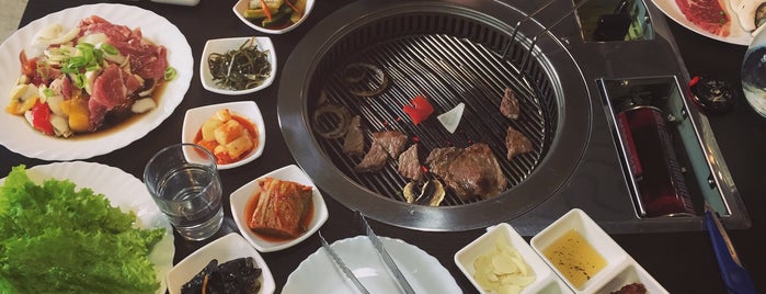 Korean BBQ гриль is one of Пуфик мог бы здесь пожрать.