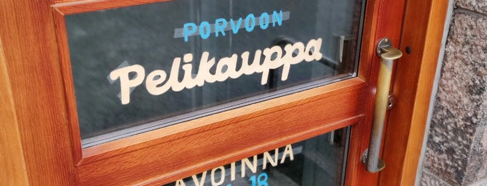 Porvoon Pelikauppa is one of Porvoo.