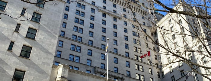 The Fairmont Hotel Vancouver is one of high tea.