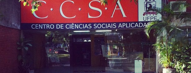 CCSA - Centro de Ciências Sociais Aplicadas is one of Lugares favoritos de Silas Donato.