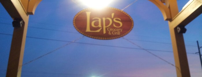 Lap's Grocery And Grill is one of Tempat yang Disukai Kristin.