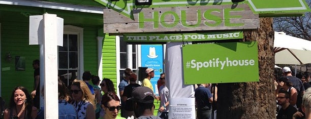 Spotify House is one of SXSW spots.