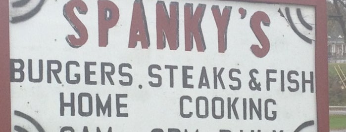 Spanky's Diner is one of สถานที่ที่ Eddie ถูกใจ.