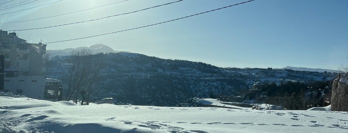 Mzaar Kfardebian Ski Slopes is one of Lebanon.