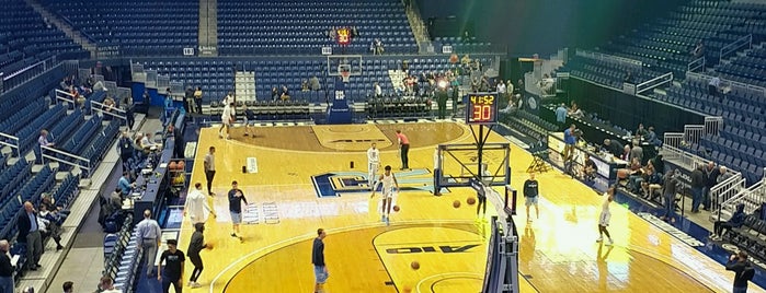 The Ryan Center is one of Atlantic 10 Conference Basketball Venues.