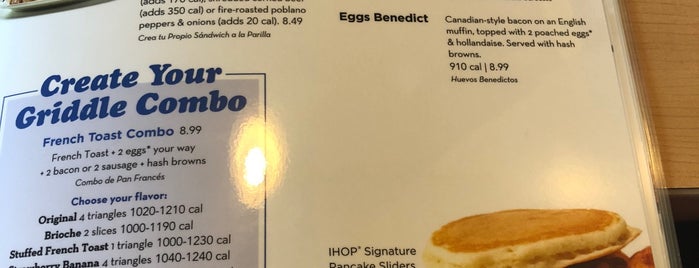 IHOP is one of My favorites for Breakfast Spots.