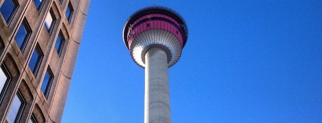 Calgary Tower is one of Top 10 Attractions in Calgary, Alberta, Canada.