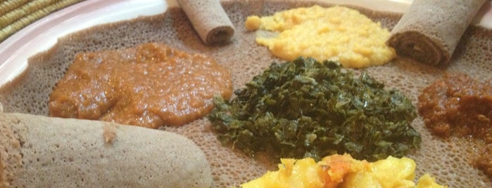 Queen of Sheba Ethiopian Cuisine is one of Lugares favoritos de John.