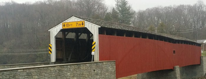 Pine Grove Covered Bridge is one of Lancaster, Williamsport, Tower City & back home PA.
