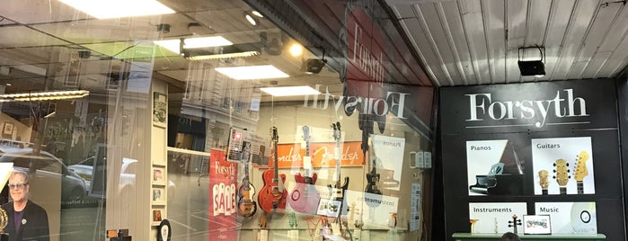 Forsyths Music Shop is one of Manchester.