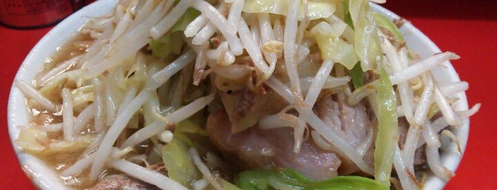 Ramen Jiro is one of Tokyo Cheap Eats.