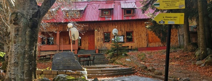 Хижа Момина Скала (Momina Skala Hut) is one of Хижи и заслони в България.