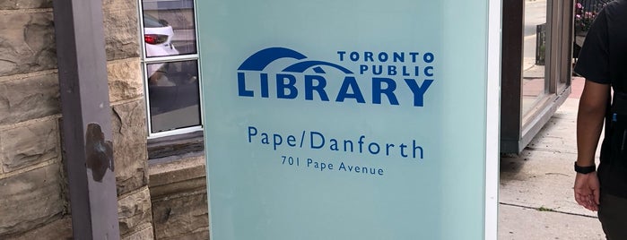 Toronto Public Library - Pape/Danforth Branch is one of Kyo’s Liked Places.