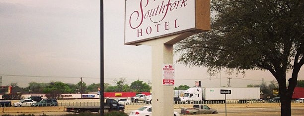 Southfork Hotel is one of Tempat yang Disukai Christina.