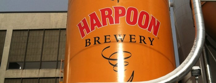 Harpoon Brewery is one of Burlington + Boston.