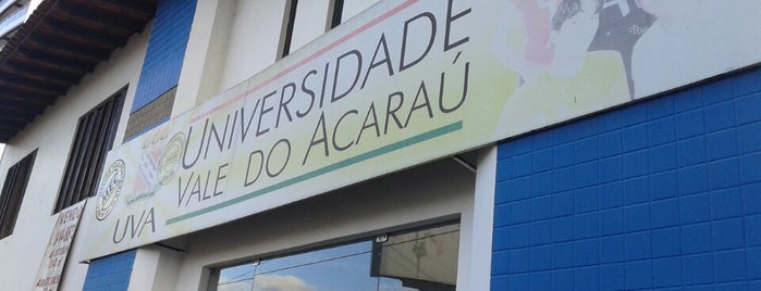 Universidade Vale do Acaraú is one of University.