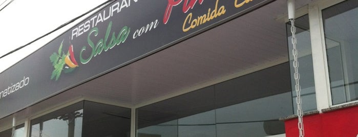 Restaurante Salsa com Pimenta is one of Tempat yang Disukai Vinicius.