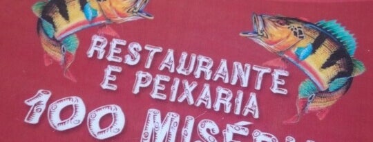 Restaurante e Peixaria 100 Miséria is one of Tempat yang Disukai Carolina.