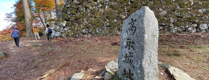 高取城跡 is one of 城.