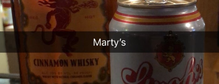 Marty's Bar is one of Places to visit before I graduate.