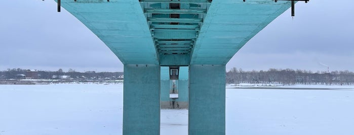 Октябрьский мост is one of Yaroslavl, ya ya.