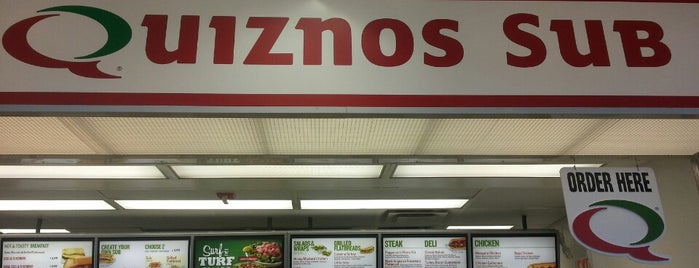 Quiznos is one of restaurants.