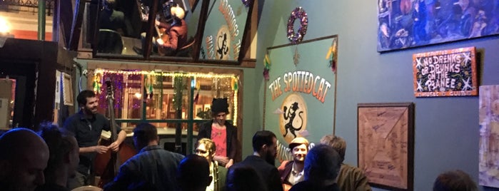 The Spotted Cat Music Club is one of Noshing in New Orleans.