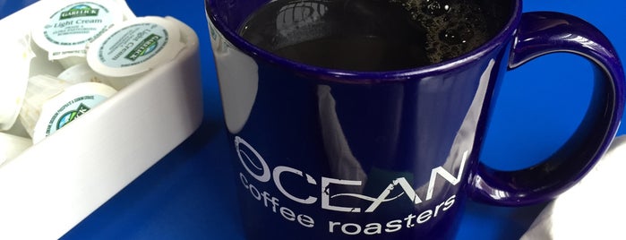 Jonathan's Ocean Coffee Roasters is one of Newport.