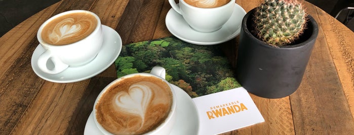Silverback Coffee Of Rwanda is one of Good Cafes to work - LA.