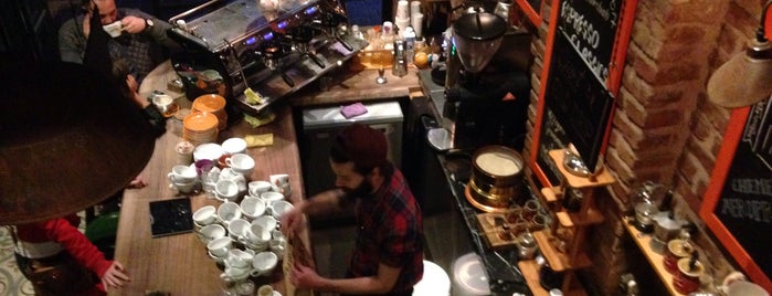 Mambocino Artisan Coffee is one of Istanbul spots.