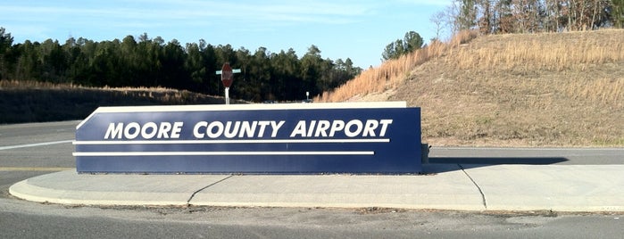 Moore County Airport is one of สถานที่ที่ Michael ถูกใจ.