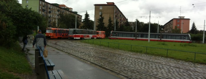 Spořilov (tram) is one of Tramvajové zastávky v Praze (díl druhý).