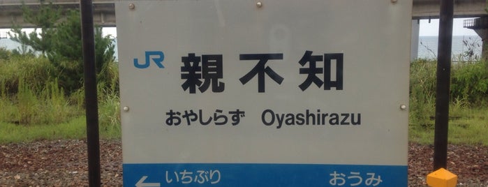 親不知駅 is one of 新潟県内全駅 All Stations in Niigata Pref..