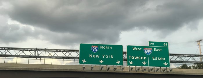 I-95 / I-695 Interchange is one of Places Frequented.