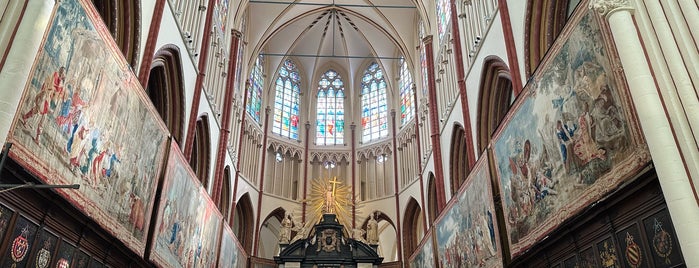 Sint-Salvatorskathedraal is one of Bruges, Belgium.