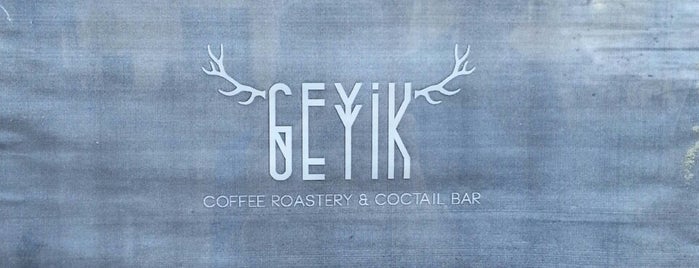 Geyik Coffee Roastery & Cocktail Bar is one of Lieux qui ont plu à Mustafa Taha.